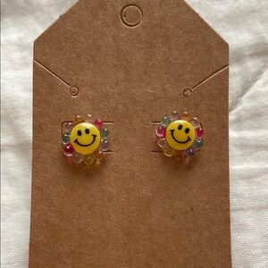 Colorful‎ Smiley Face Earrings